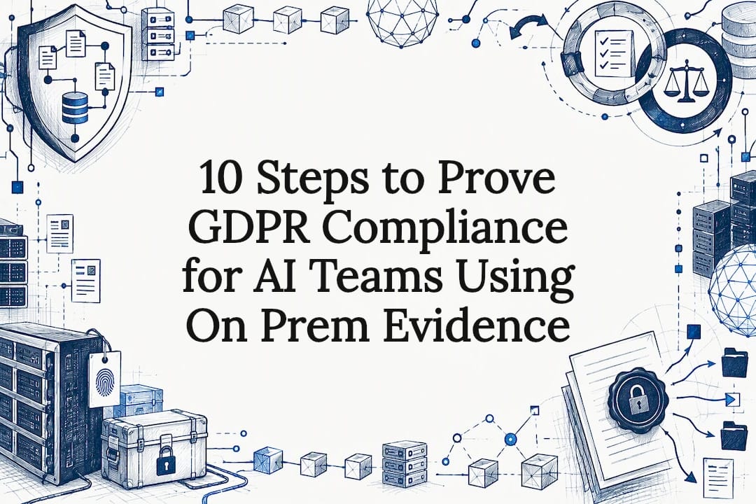 10 Steps to Prove GDPR Compliance for AI Teams Using On Prem Evidence