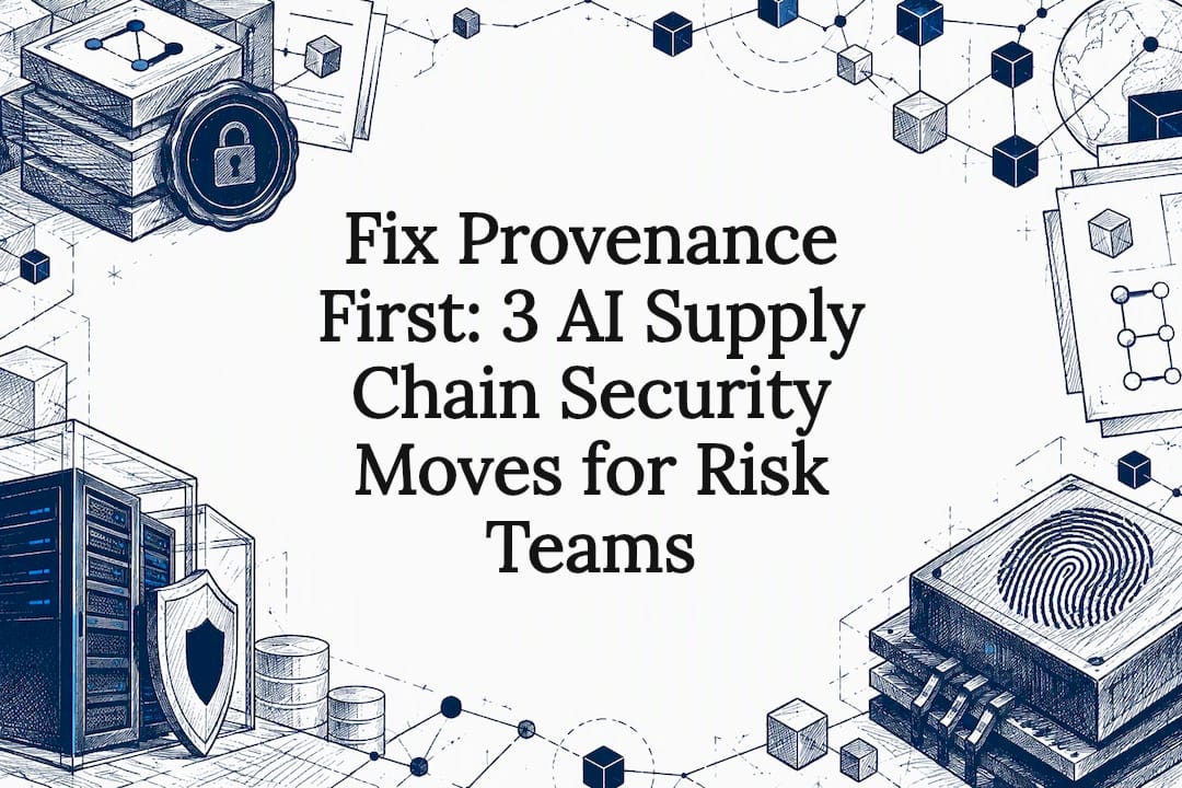 Decorative AI supply chain security title card