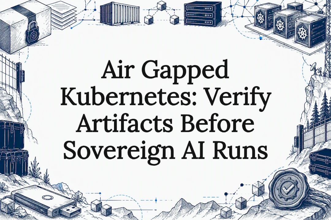 Air Gapped Kubernetes: Verify Artifacts Before Sovereign AI Runs