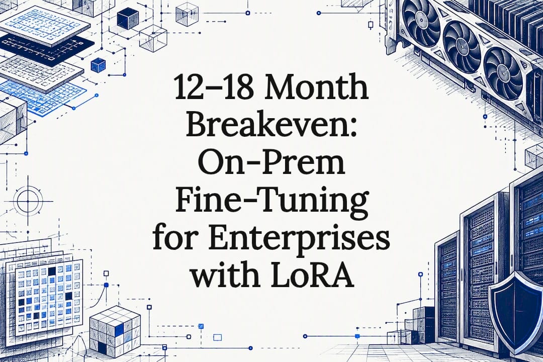 Decorative LoRA fine-tuning title card