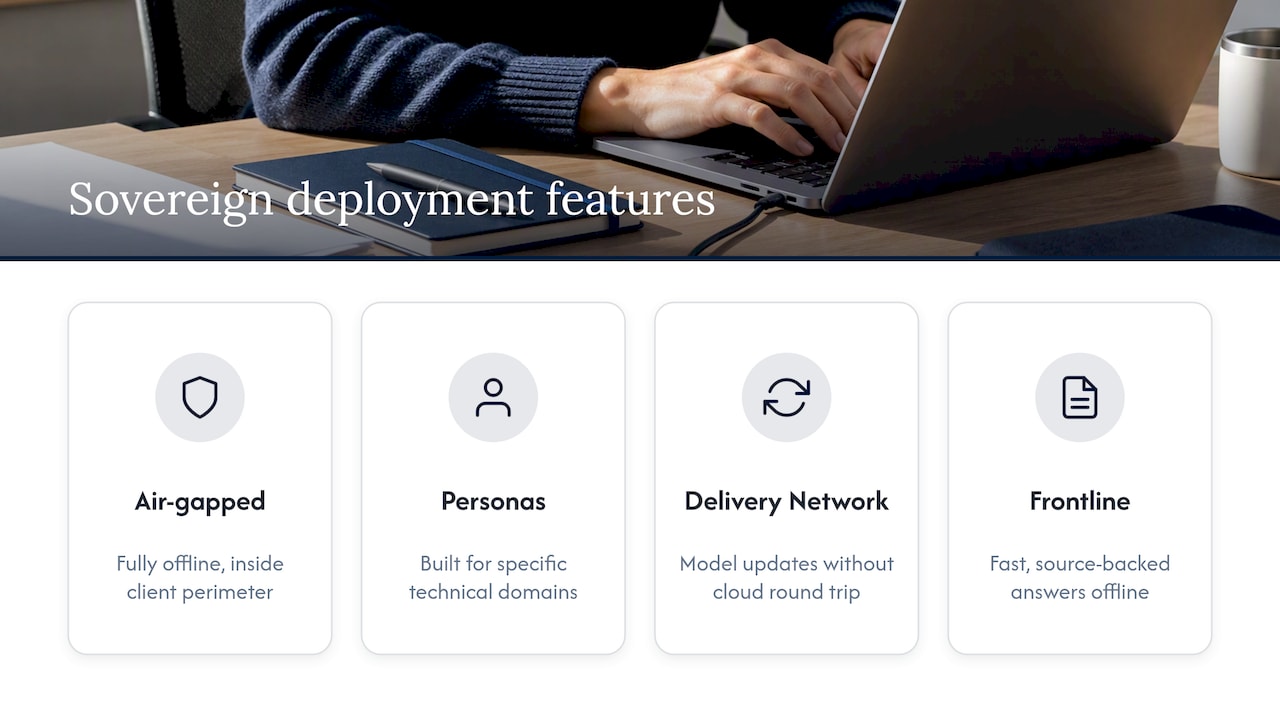 Work with a team that treats security as the deployment, not an add-on — overview diagram