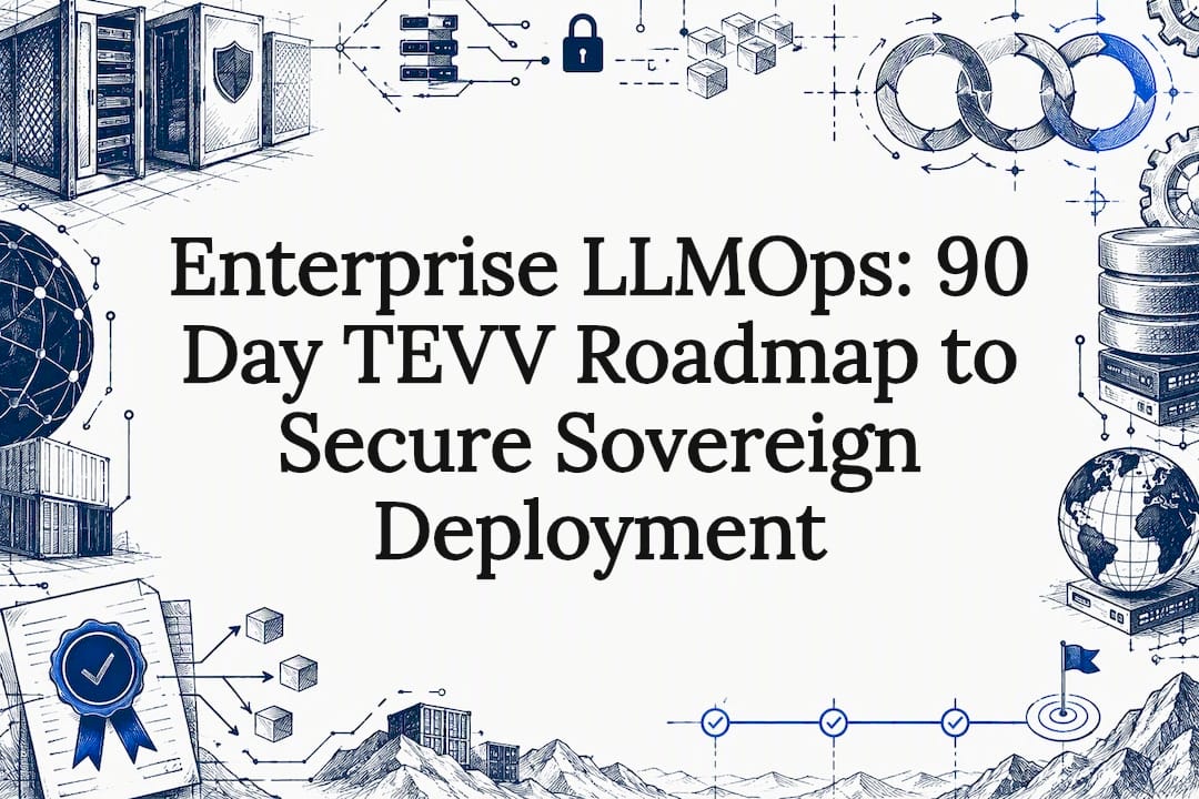 Enterprise LLMOps: 90 Day TEVV Roadmap to Secure Sovereign Deployment
