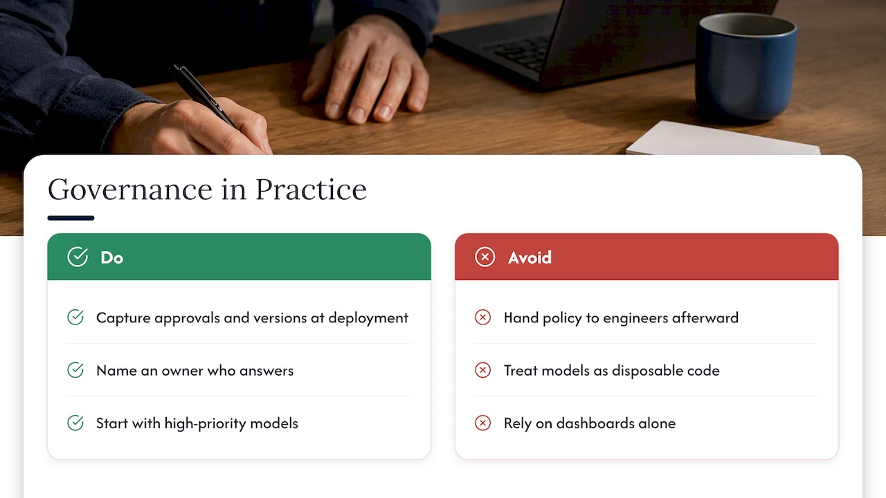 Our perspective: governance is an operating discipline — overview diagram