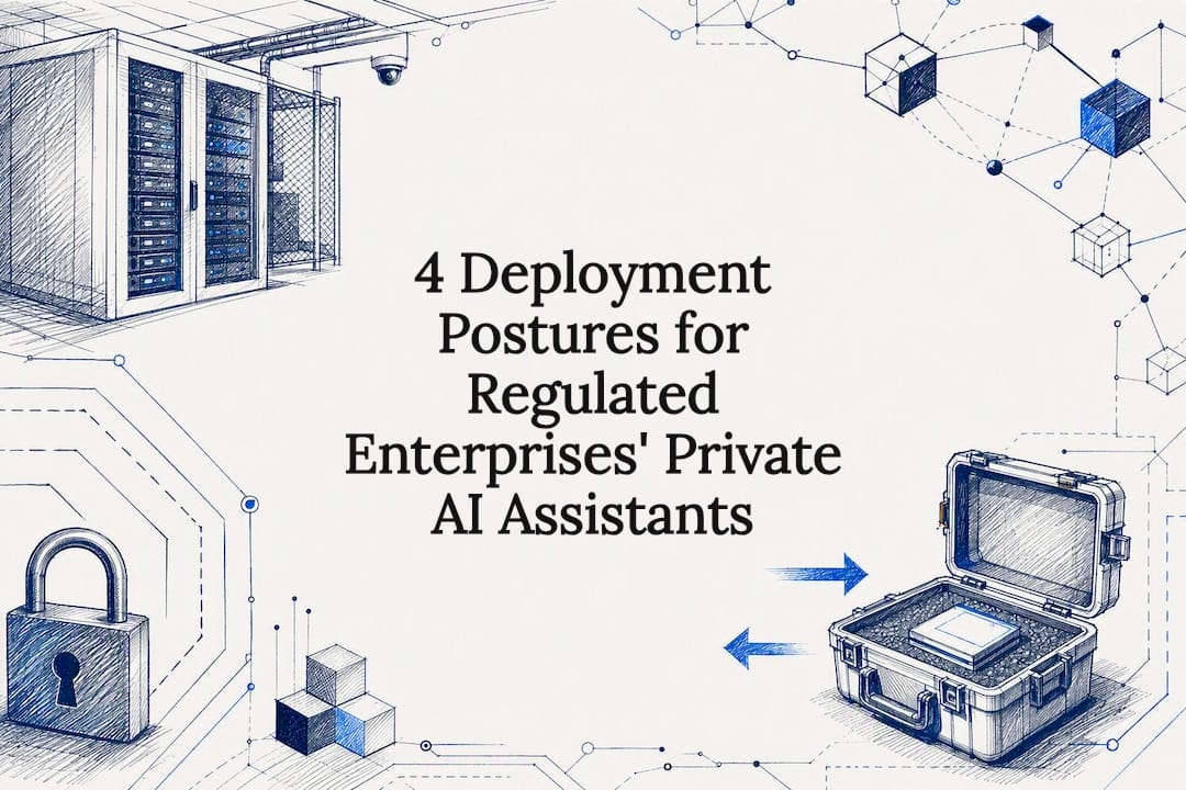 4 Deployment Postures for Regulated Enterprises' Private AI Assistants