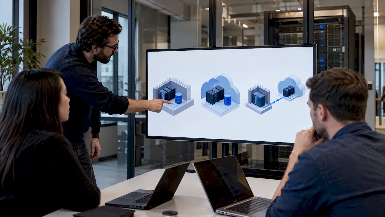 Three private AI deployment arrangements compared