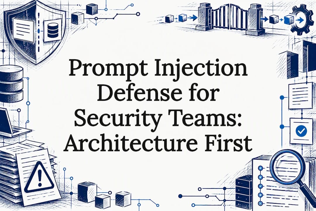 Prompt Injection Defense for Security Teams: Architecture First