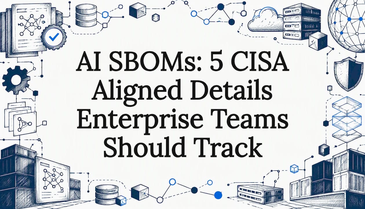 AI SBOMs: 5 CISA Aligned Details Enterprise Teams Should Track
